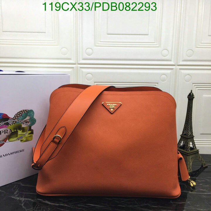 Prada Bag-(4A)-Handbag-,Code: PDB082293,$ 155USD
