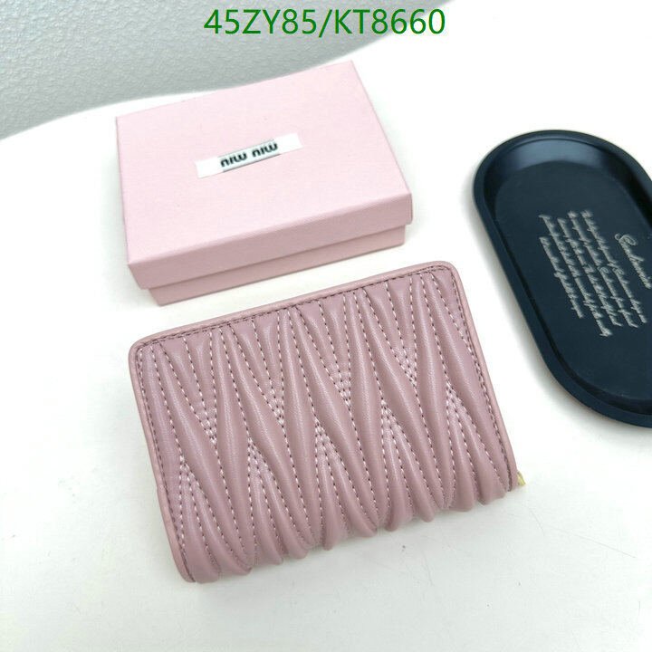 Miu Miu Bag-(4A)-Wallet- Code: KT8660 $ 59USD
