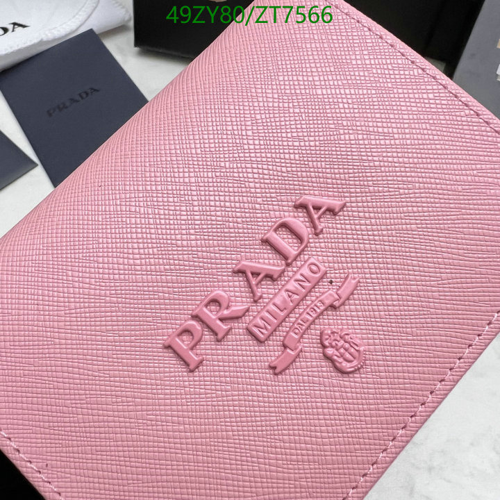 Prada Bag-(4A)-Wallet- Code: ZT7566 $ 64USD