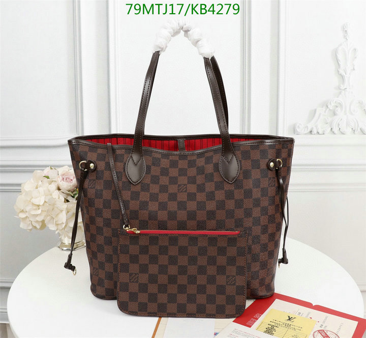 LV Bags-(4A)-Neverfull-,Code: KB4279,$ 103USD