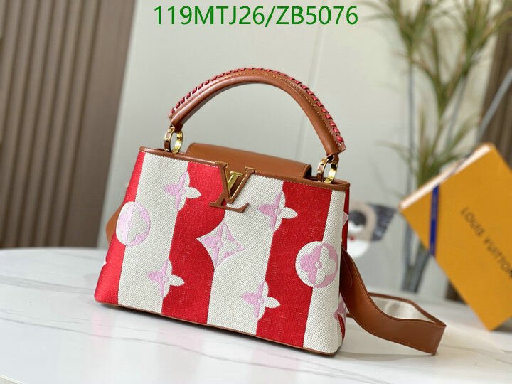LV Bags-(4A)-Handbag Collection-,Code: ZB5076,$ 155USD