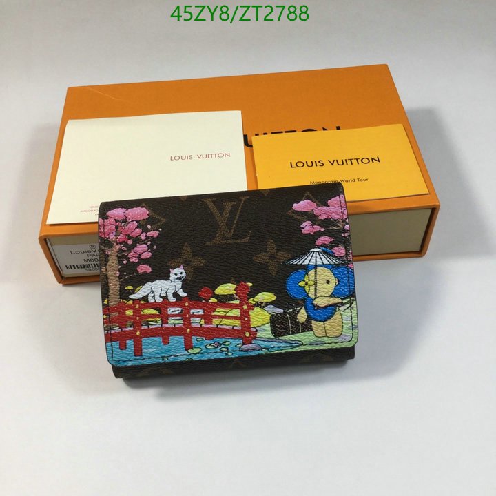 LV Bags-(4A)-Wallet-,Code: ZT2788,$ 59USD