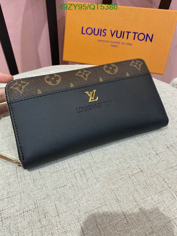 LV Bag-(4A)-Wallet- Code: QT5386 $ 64USD