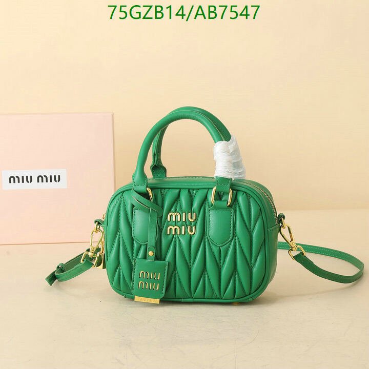 Miu Miu Bag-(4A)-Crossbody- Code: AB7547 $ 98USD