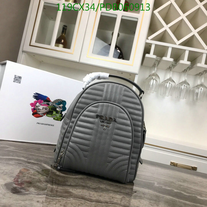 Prada Bag-(4A)-Backpack-,Code: PDB060913,$ 155USD