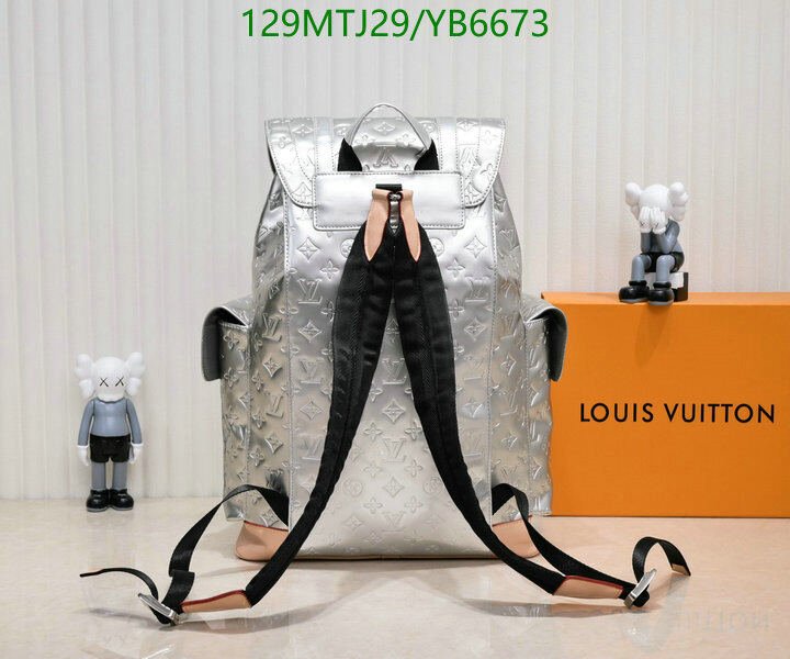 LV Bags-(4A)-Backpack-,Code: YB6673,$ 168USD