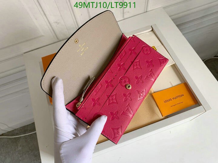 LV Bags-(4A)-Wallet-,Code: LT9911,$ 64USD