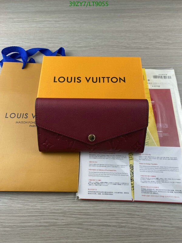 LV Bags-(4A)-Wallet-,Code: LT9055,$ 51USD