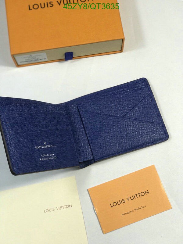 LV Bag-(4A)-Wallet- Code: QT3635 $ 59USD