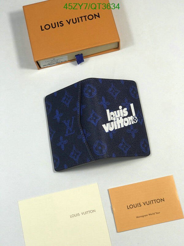 LV Bag-(4A)-Wallet- Code: QT3634 $ 59USD