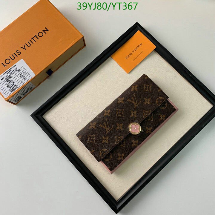LV Bags-(4A)-Wallet-,Code: YT367,$ 51USD