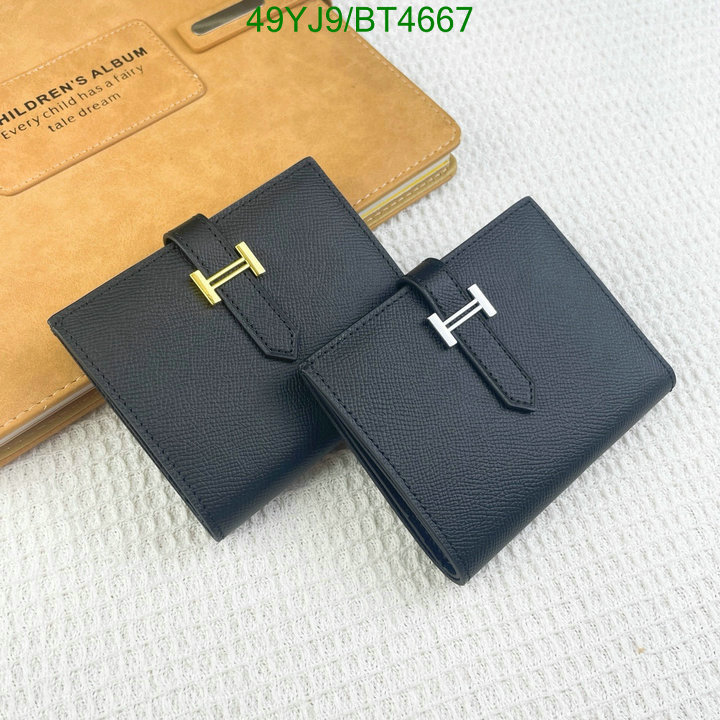 Hermes Bag-(4A)-Wallet- Code: BT4667 $ 64USD
