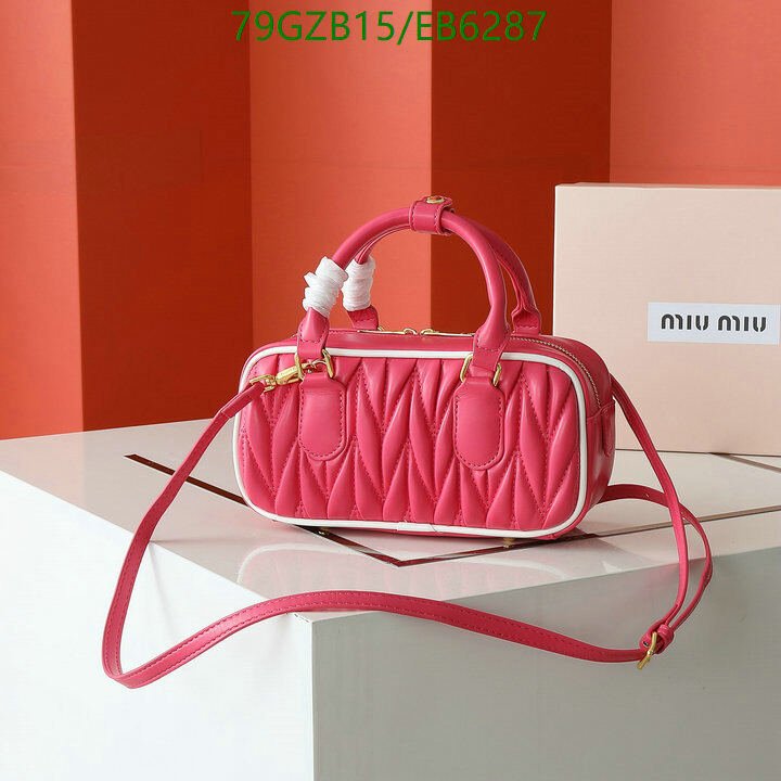 Miu Miu Bag-(4A)-Crossbody- Code: EB6287 $ 103USD