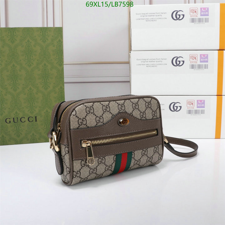 Gucci Bag-(4A)-Ophidia-G,Code: LB7598,$ 90USD