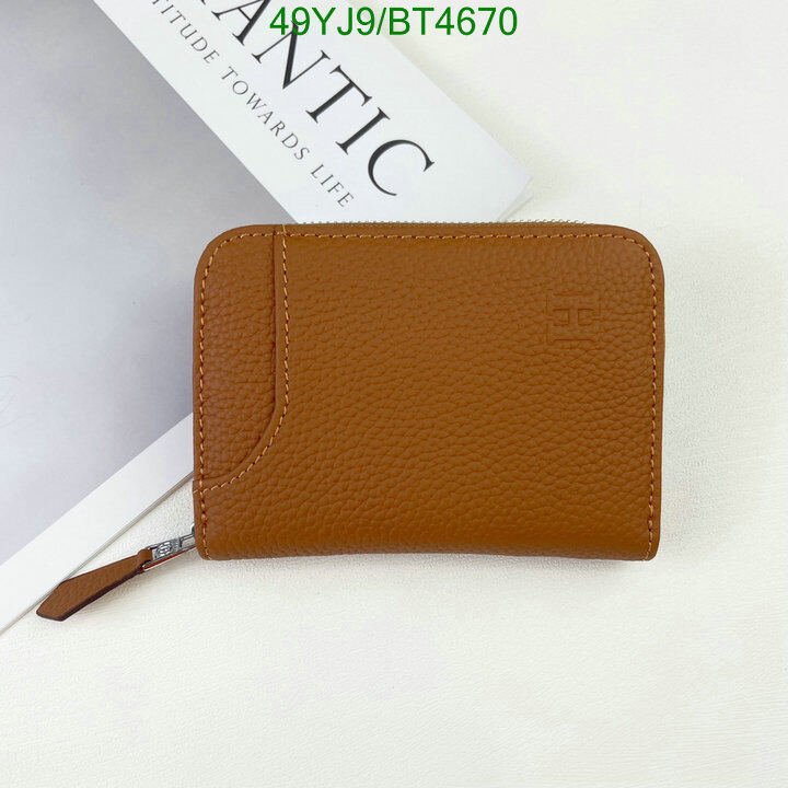 Hermes Bag-(4A)-Wallet- Code: BT4670 $ 64USD