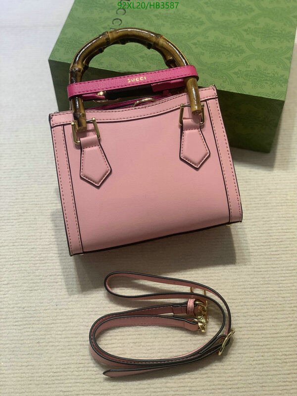 Gucci Bag-(4A)-Diana-Bamboo-,Code: HB3587,$ 120USD