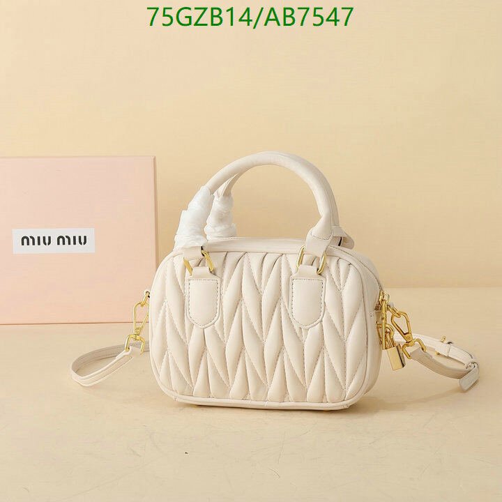 Miu Miu Bag-(4A)-Crossbody- Code: AB7547 $ 98USD