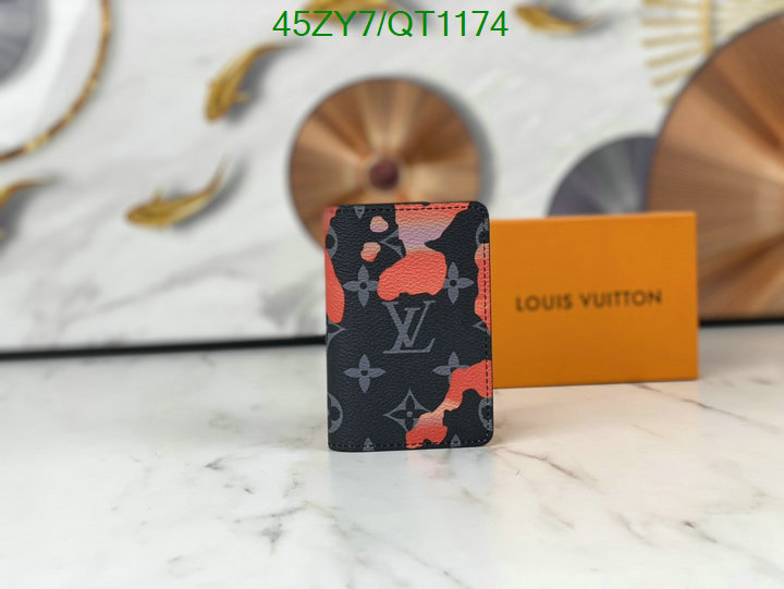 LV Bag-(4A)-Wallet- Code: QT1174 $ 59USD