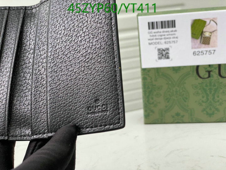 Gucci Bag-(4A)-Wallet-,Code: YT411,$ 59USD