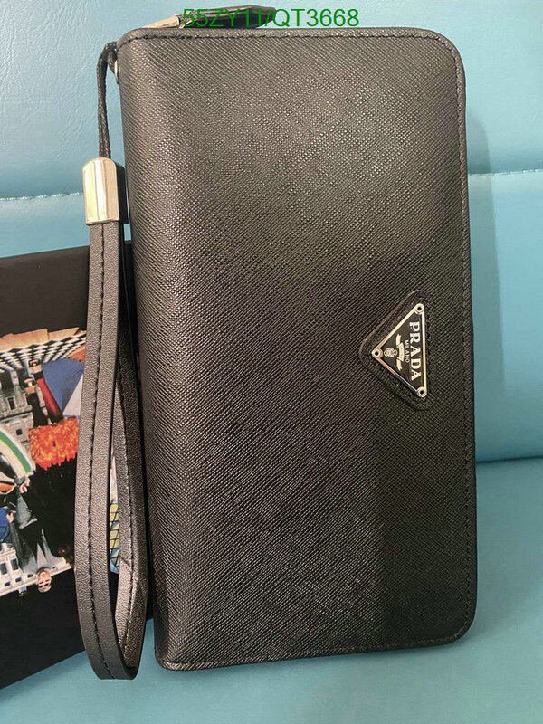 Prada Bag-(4A)-Wallet- Code: QT3668 $ 72USD