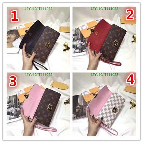 LV Bags-(4A)-Wallet-,Code : T111022,$ 55USD