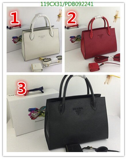 Prada Bag-(4A)-Handbag-,Code: PDB092241,$ 155USD