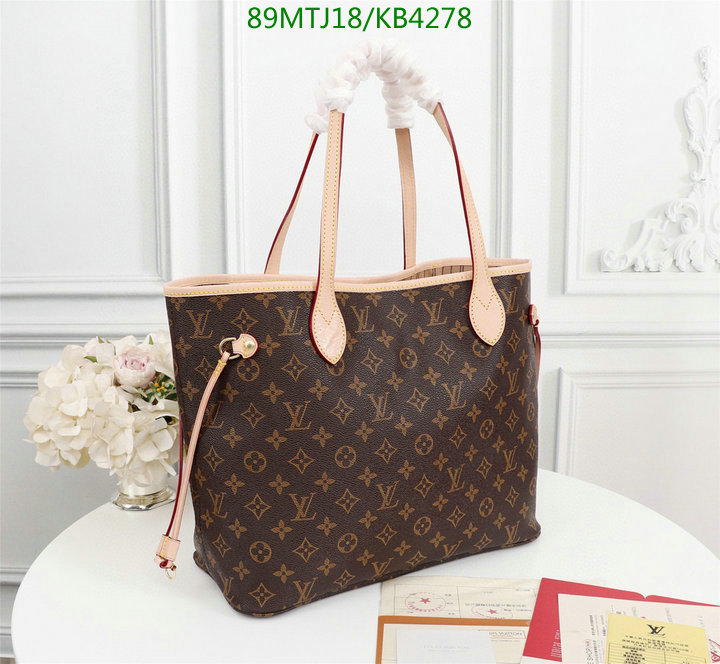 LV Bags-(4A)-Neverfull-,Code: KB4278,$ 116USD