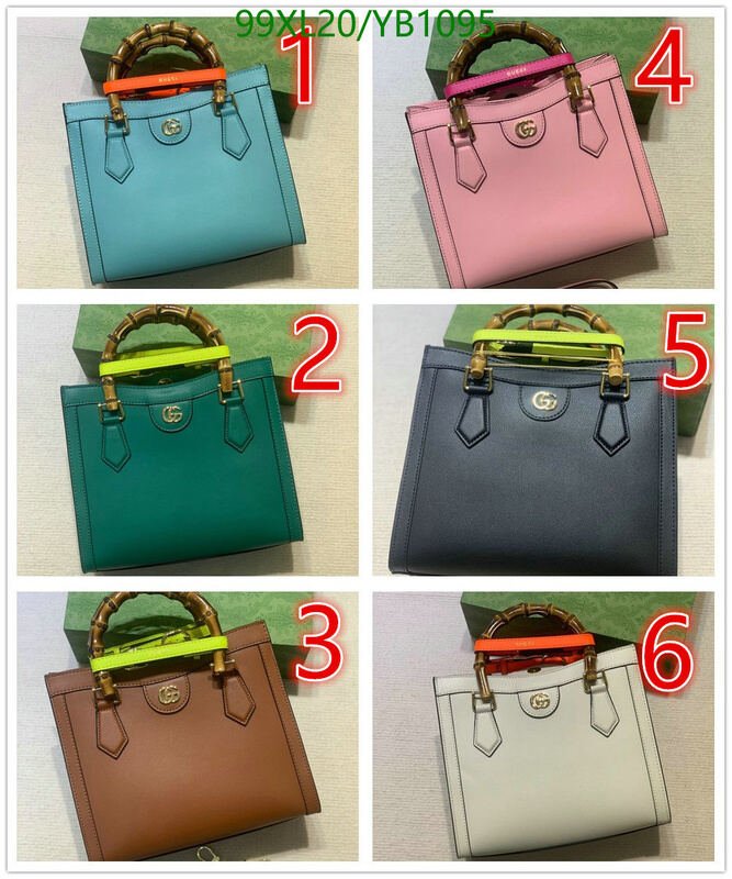 Gucci Bag-(4A)-Diana-Bamboo-,Code: YB1095,