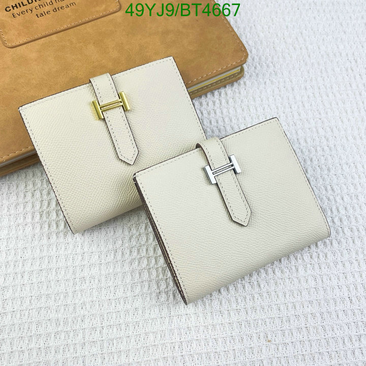 Hermes Bag-(4A)-Wallet- Code: BT4667 $ 64USD