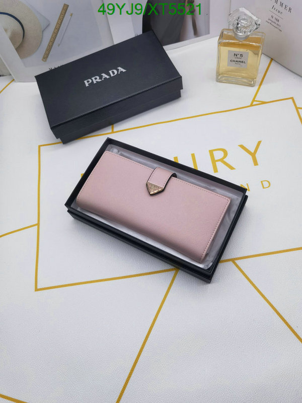 Prada Bag-(4A)-Wallet-,Code: XT5521,$ 64USD