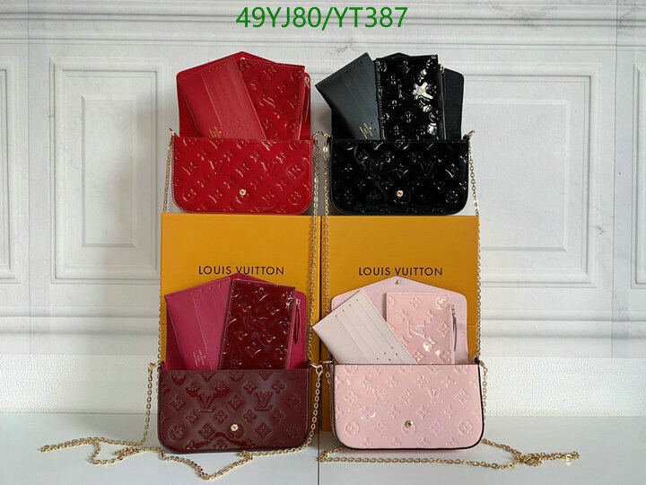 LV Bags-(4A)-Wallet-,Code: YT387,$ 64USD