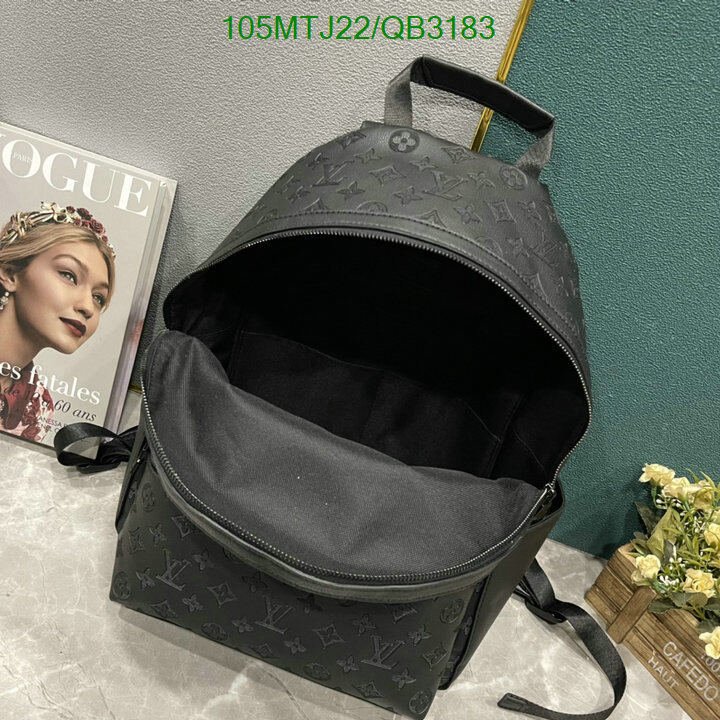 LV Bag-(4A)-Backpack- Code: QB3183 $ 137USD