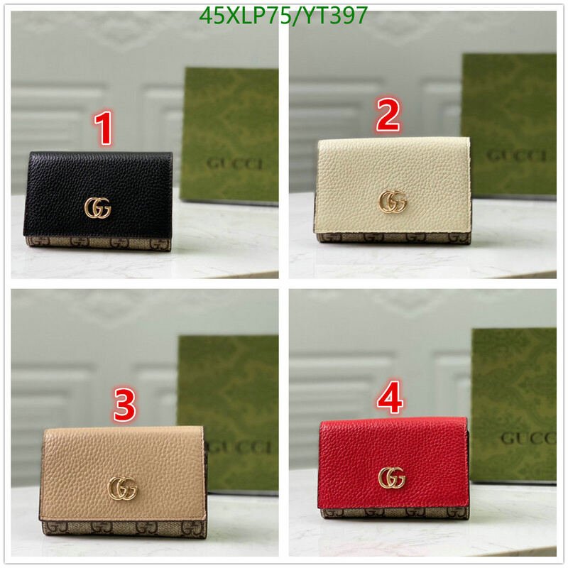 Gucci Bag-(4A)-Wallet-,Code: YT397,$ 59USD