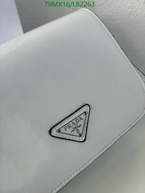 Prada Bag-(4A)-Diagonal-,Code: LB2263,$ 103USD