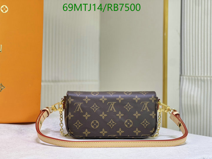 LV Bag-(4A)-Pochette MTis Bag-Twist- Code: RB7500 $ 90USD