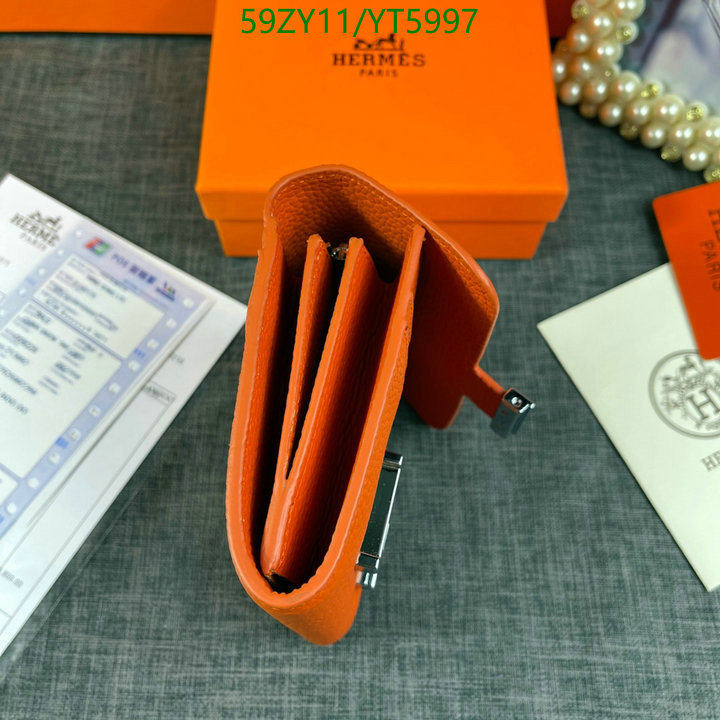 Hermes Bag-(4A)-Wallet-,Code: YT5997,$ 77USD