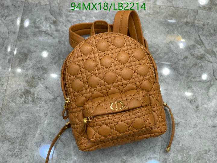 DiorBag-(4A)-Backpack- Code: LB2214 $ 123USD