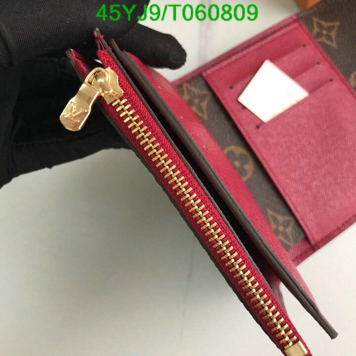 LV Bags-(4A)-Wallet-,Code: T060809,$ 59USD