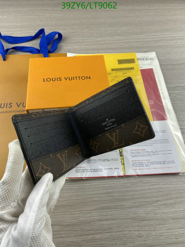 LV Bags-(4A)-Wallet-,Code: LT9062,$ 51USD