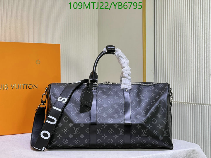 LV Bags-(4A)-Keepall BandouliRe 45-50-,Code: YB6795,$ 142USD