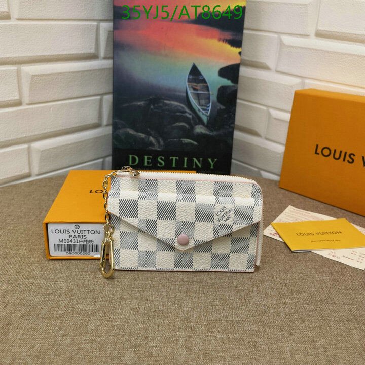 LV Bag-(4A)-Wallet- Code: AT8649 $ 46USD