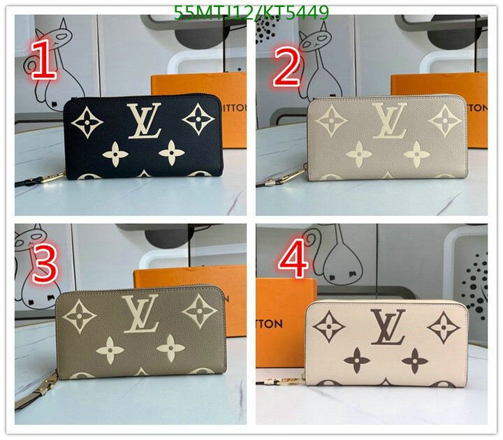 LV Bags-(4A)-Wallet-,Code: KT5449,$ 72USD