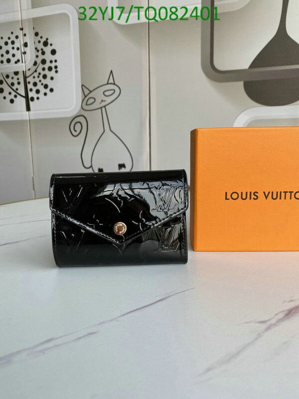 LV Bags-(4A)-Wallet-,Code: TQ082401,$ 42USD