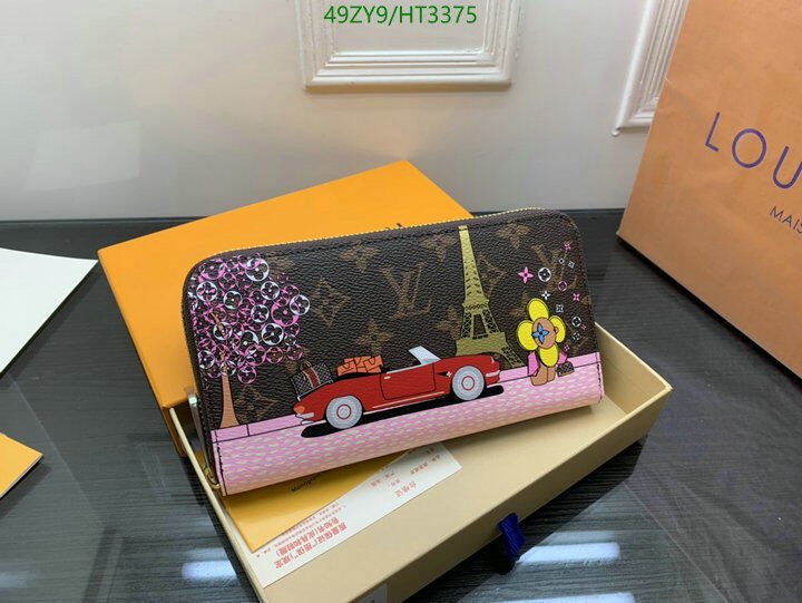 LV Bags-(4A)-Wallet-,Code: HT3375,$ 64USD