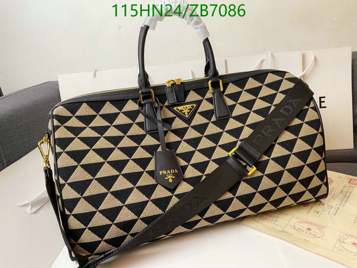 Prada Bag-(4A)-Handbag- Code: ZB7086 $ 150USD