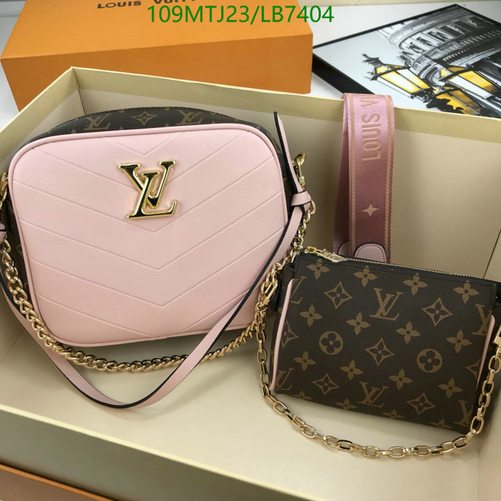 LV Bags-(4A)-New Wave Multi-Pochette-,Code: LB7404,$ 142USD