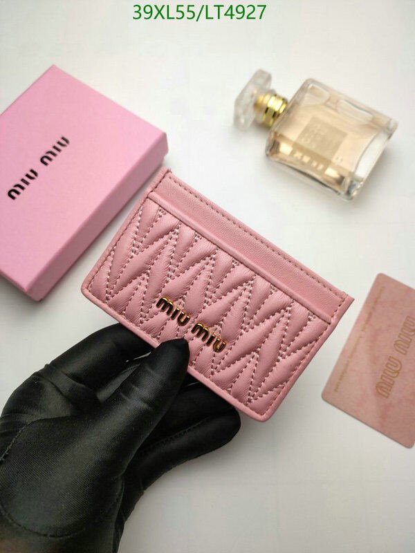 Miu Miu Bag-(4A)-Wallet-,Code: LT4927,$ 51USD