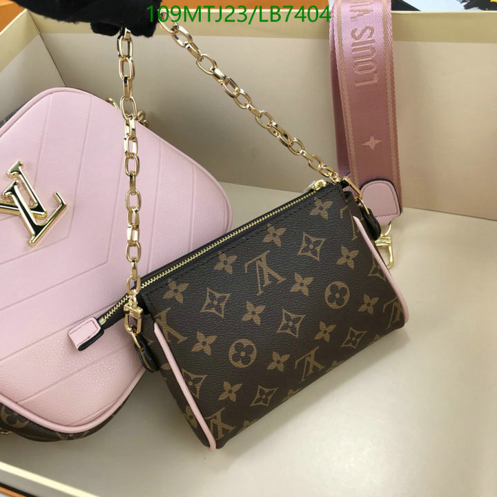 LV Bags-(4A)-New Wave Multi-Pochette-,Code: LB7404,$ 142USD