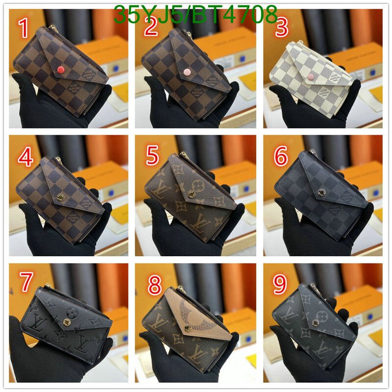 LV Bag-(4A)-Wallet- Code: BT4708 $ 46USD