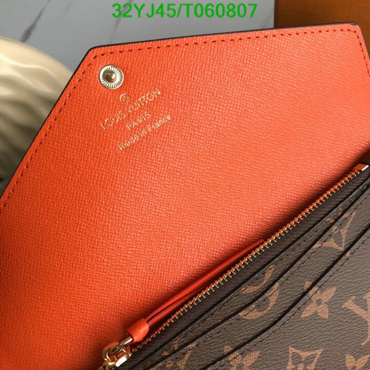 LV Bags-(4A)-Wallet-,Code: T060807,$ 42USD